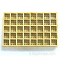 FRP Floor Grating Plastic Flip Grating in vendita